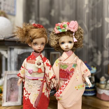 30㎝ドール　着物用自立スタンド2個セット