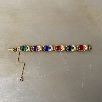 Vintage 60s-70s USA retro multicolor bijou bracelet