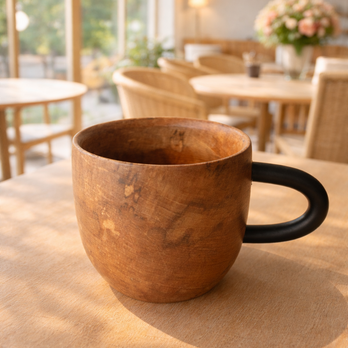 カップ　癒しの木製カップ（桜）