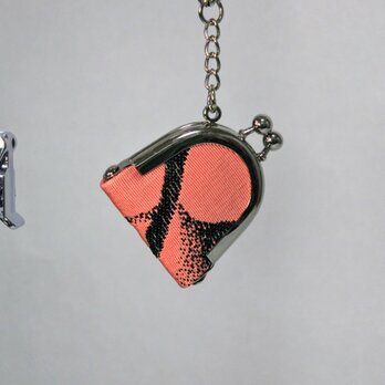 がま口のバックチャーム　キーホルダー