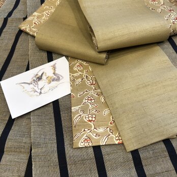 唯屋オリジナル半幅帯　正絹