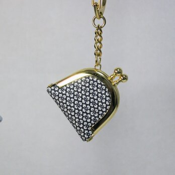 がま口のバックチャーム　キーホルダー