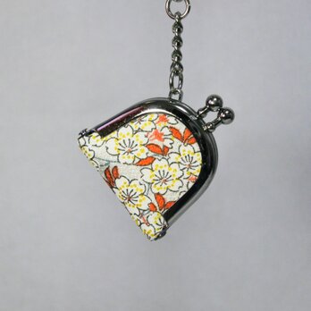 がま口のバックチャーム　キーホルダー