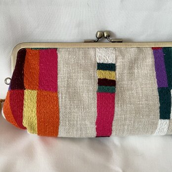 イギリス iliv 社　ARTURO シンプル　がま口長財布　　