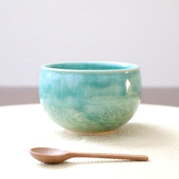 艶やかターキッシュブルー トルコ青釉のお湯のみ