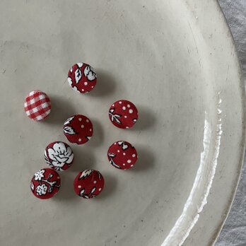 北欧模様のくるみボタン(009)