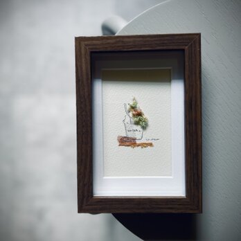 小さな絵シリーズ/ice cream原画