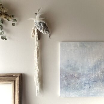 流木 オブジェ 『貝の記憶を聴く,d.』