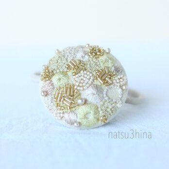 gold dot ヘアゴム