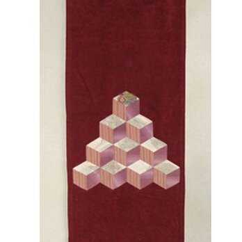 ★パッチワークキルト：パンドラの箱の鏡台掛けPatchwork Quilt: Pandora's Box Vanity