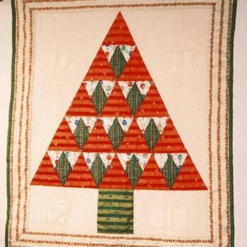 ★パッチワークキルト：クリスマスツリー