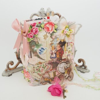 アリス♡気持ち華やぐ♡おすそ分けファイル♡ジャンクジャーナル♡コラージュ♡BOOKタイプのコピー