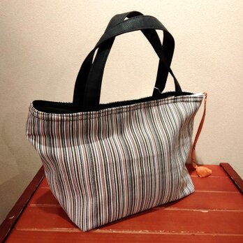 着物　トート型手さげバッグ（小）ファスナー付き