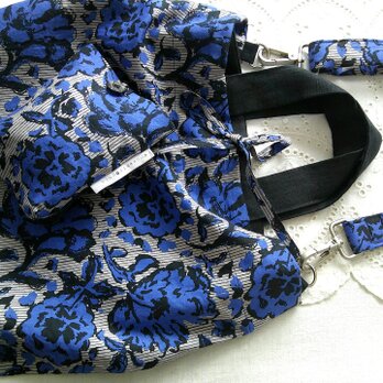 BotanicalCotton×linen  2wayBag＆pouch