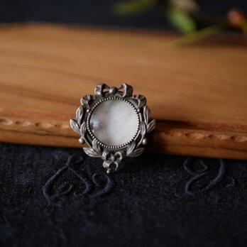 リボン　ボタニカル　アンティークブローチ　ブロカント　ブロカントのある暮らし