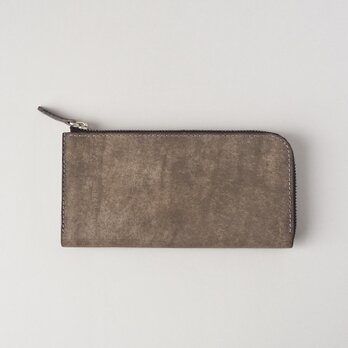 L字ファスナー長財布/イタリアンレザー/【受注製作】