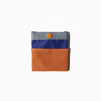 MINIポーチ　パープル　オレンジ