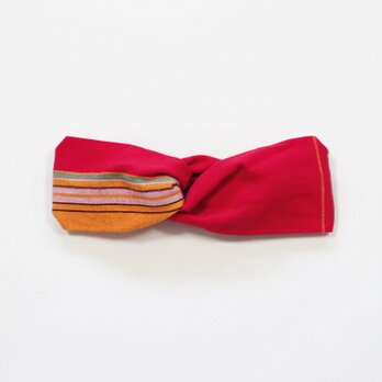 淡い彩り、優しい風合い。キコイのヘアターバン 幅広 ふっくら ボリューム ヘアターバン