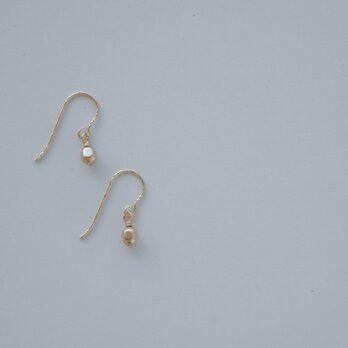 星明かり｜14kgf 小さなフックピアス 上品 シンプル