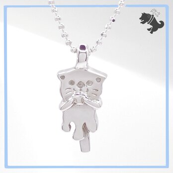 とろけるラッコ アイス シルバーネックレス ラッコ  動物 小動物 海 猟虎 アニマル ペット シルバーアクセサリー 箱