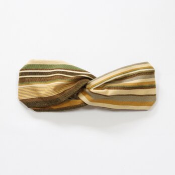 淡い彩り、優しい風合い。キコイのヘアターバン 幅広 ふっくら ボリューム ヘアターバン