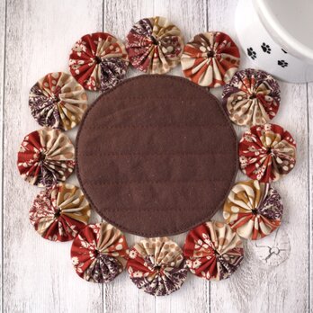 3/31まで送料無料✨ペット用お食事マット　一点限定　フードマット　ランチョンマット　小型犬　猫　ギフト　No.445