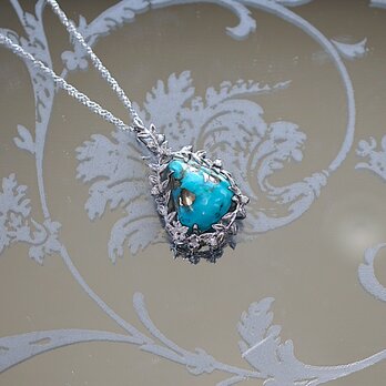 SV　パイライトトルコ　ペンダント＜ヘッドのみ＞