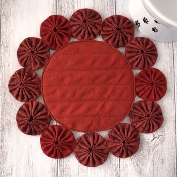 3/31まで送料無料✨ペット用お食事マット　一点限定　フードマット　ランチョンマット　小型犬　猫　ギフト　No.446