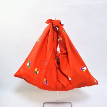 着物地リメイク　あずま袋　エコバッグ