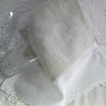 刺繍lace×linen MultiCloth