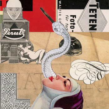 巳年04-Koji Nagai’s collage series in 十二支