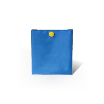 MINIポーチ　ブルー　イエロー