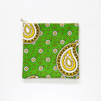 大容量・フラットポーチ（カンガ）大きいポーチ 化粧ポーチ マルチポーチ