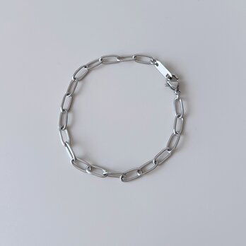 ブレスクリップチェーン【SD】サージカルステンレス　長さが選べるブレス