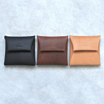 中身が見やすい｜床革のコインケース