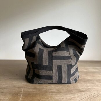 でかくたBag　パッチワーク市松