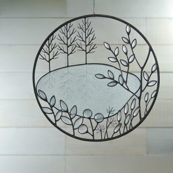 ガラスのリース［湖畔］ＬL