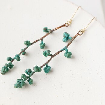 緑青の花穂 ピアス/イヤリング [アオツヅラフジ]