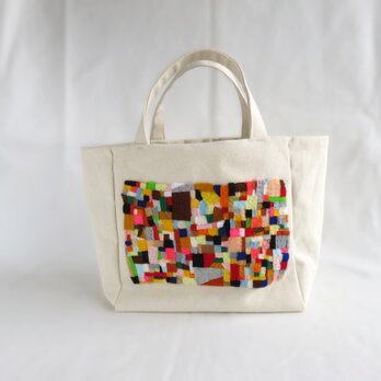 倉敷帆布のトートバッグ　石畳