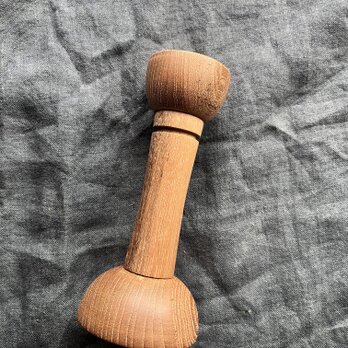 紡ぎ独楽用受け皿・独楽座(チーク)