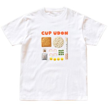 『カップうどん』 半袖Tシャツ　メンズ　レディース　カラーバリエーション　送料無料