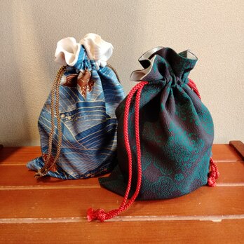 着物　長方形型　巾着（大）