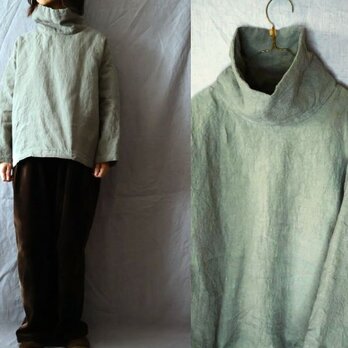 【ｋ様専用ページ】生成りスレキ　中綿あったかオフタートルプル(筒袖)