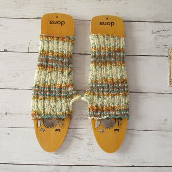 手編みハンドウォーマー  Opal  Aquarell 11530 Sonnenkraft