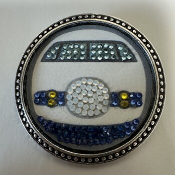 トレイン・ヘッドマーク形ブローチ(4個セット