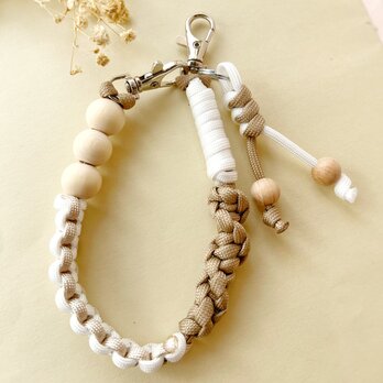 パラコード スマホストラップ ハンドストラップ バッグチャーム ハンドメイドのコピー