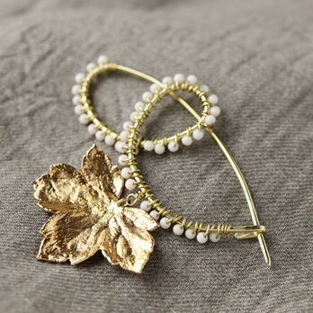 ボタニカルブローチ [ゲンノショウコ]