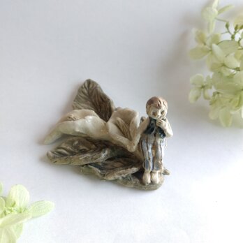 水芭蕉　ちびっこ　【花といっしょ】