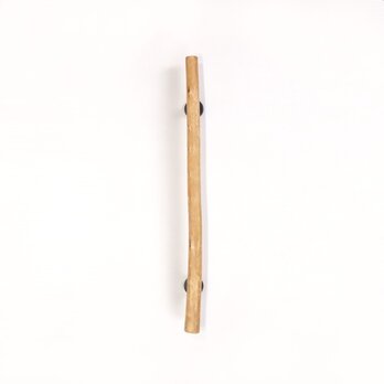 【温泉流木】色彩軽やかな柿渋塗り細身流木のドアハンドル・手すり 木製 自然木 流木インテリア