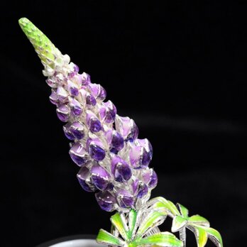 【翌日発送】ルピナスの花のかんざし - プロポーズや婚約にぴったりのアイテム　K207